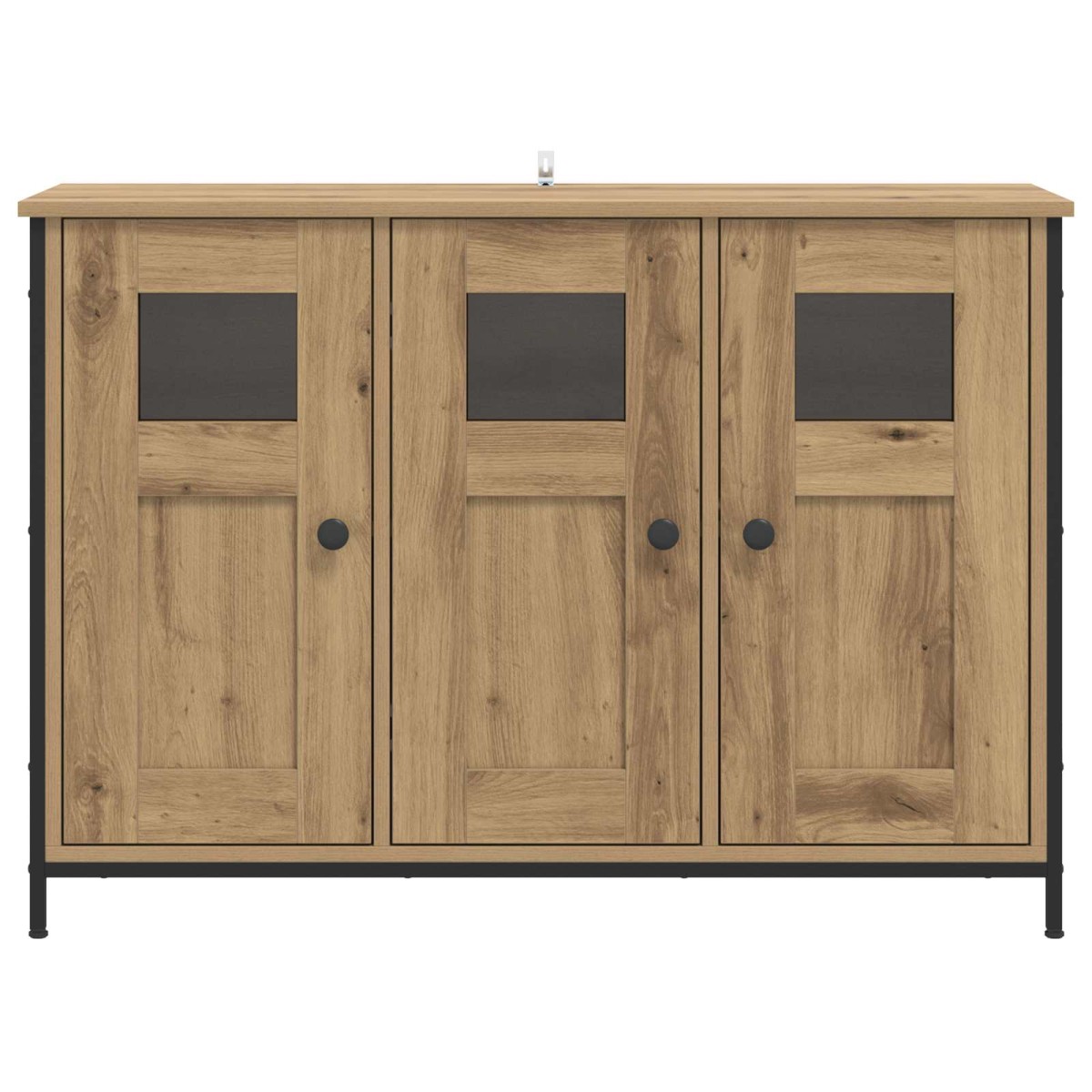 vidaXL Πλαϊνό γραφείο Artisan Δρυς 100 x 35 x 70 εκ.