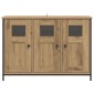 vidaXL Πλαϊνό γραφείο Artisan Δρυς 100 x 35 x 70 εκ.