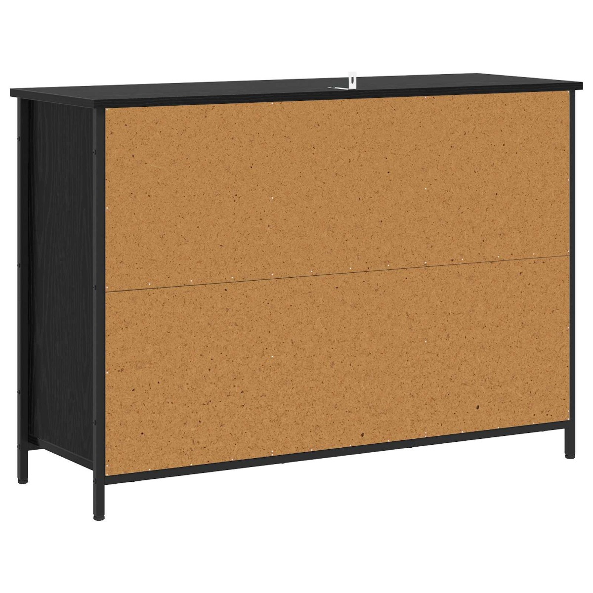 vidaXL Πλαϊνό γραφείο Μαύρη Δρυς 100 x 35 x 70 εκ. Επεξεργασμένο Ξύλο