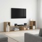 vidaXL Ντουλάπι TV 100 x 30 x 50 cm Artisan Δρυς Επεξεργασμένο Ξύλο