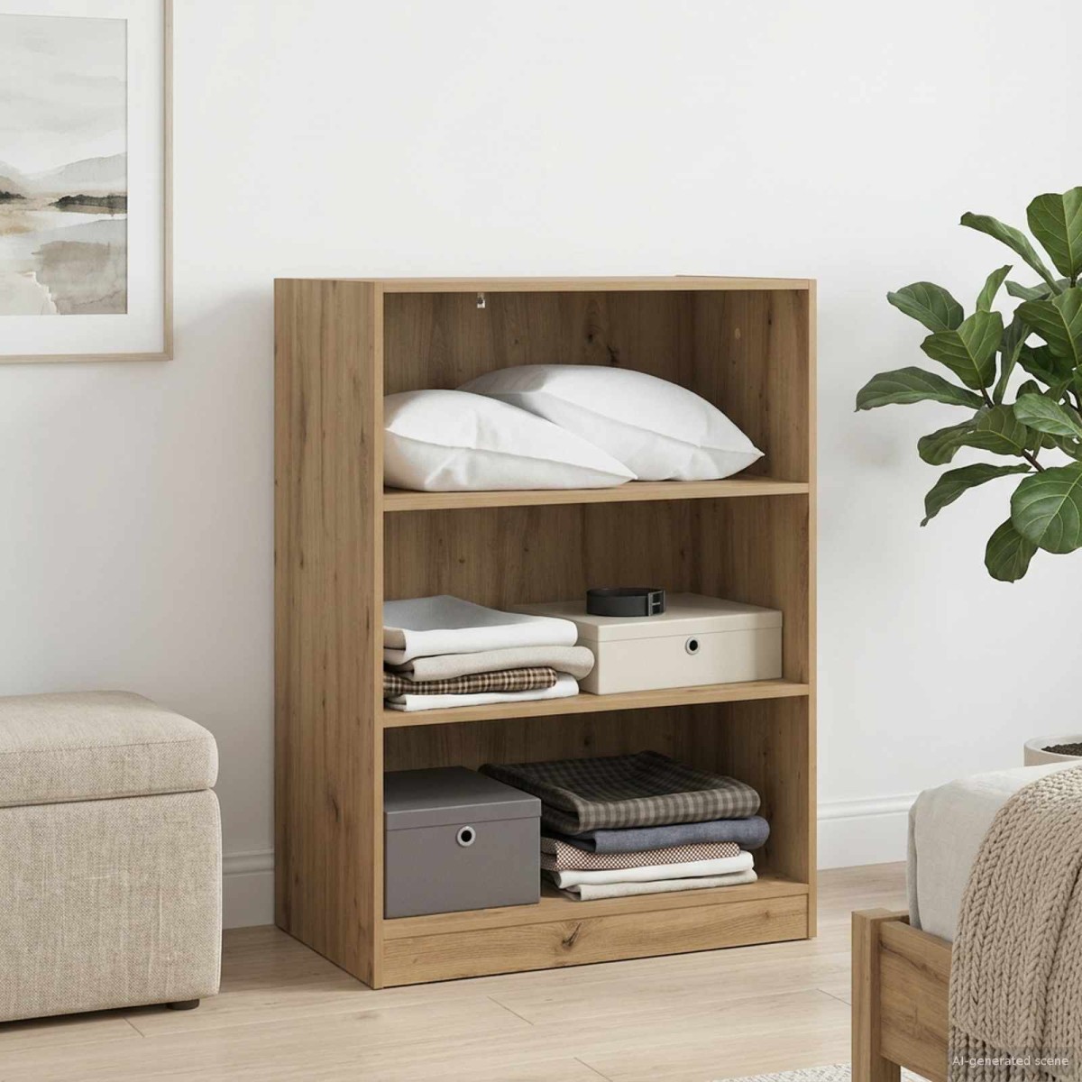 vidaXL Ντουλάπι Artisan δρυς 77 x 48 x 102 cm Επεξεργασμένο Ξύλο