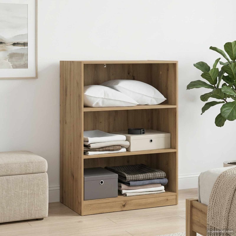 vidaXL Ντουλάπι Artisan δρυς 77 x 48 x 102 cm Επεξεργασμένο Ξύλο