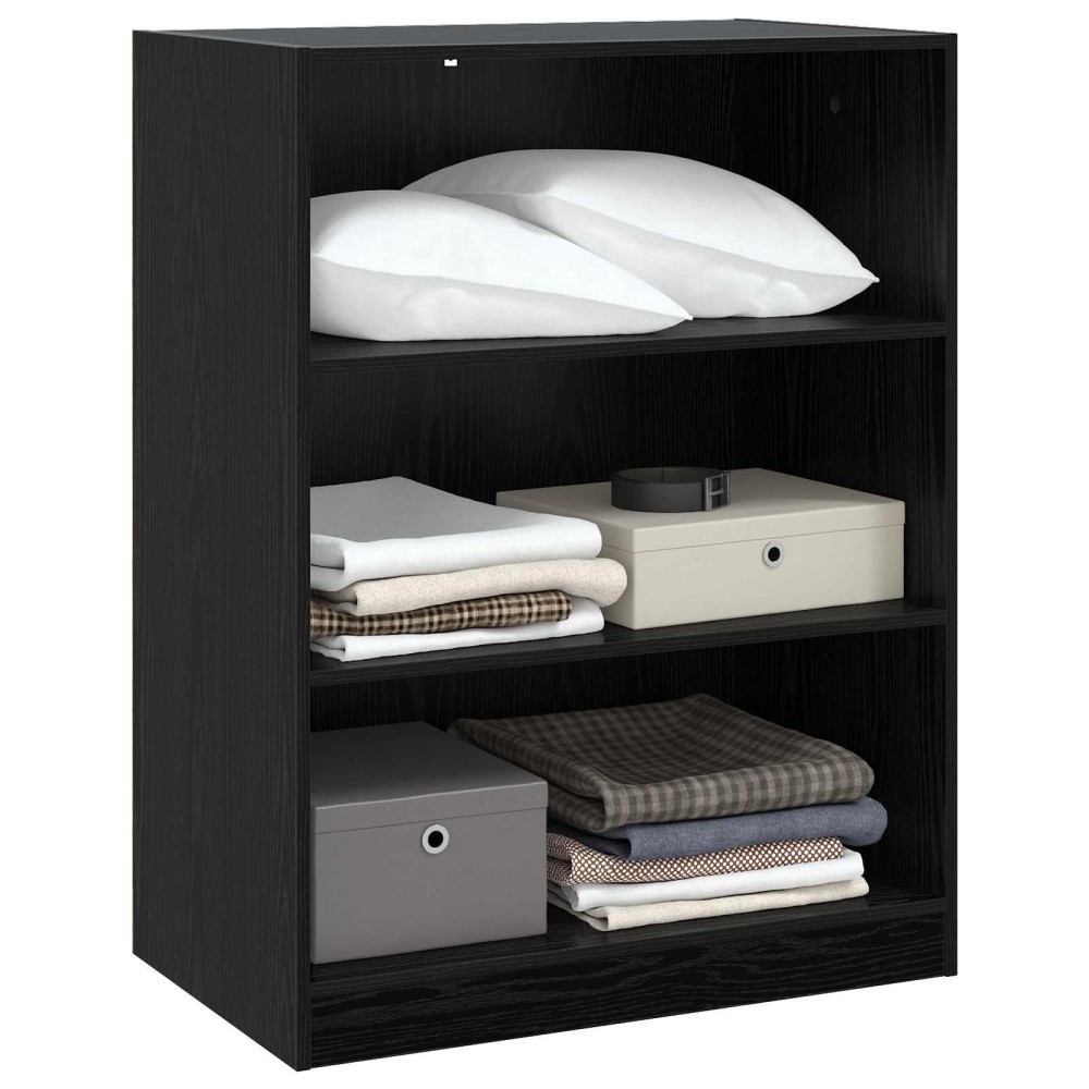 vidaXL Ντουλάπι Μαύρη δρυς 77 x 48 x 102 cm Επεξεργασμένο Ξύλο