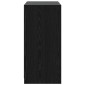 vidaXL Ντουλάπι Μαύρη δρυς 77 x 48 x 102 cm Επεξεργασμένο Ξύλο