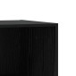 vidaXL Ντουλάπι Μαύρη δρυς 77 x 48 x 102 cm Επεξεργασμένο Ξύλο