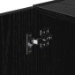 vidaXL Ντουλάπα Τοίχου Μαύρη Δρυς 40 x 42,5 x 40 εκ Επεξεργασμένο Ξύλο