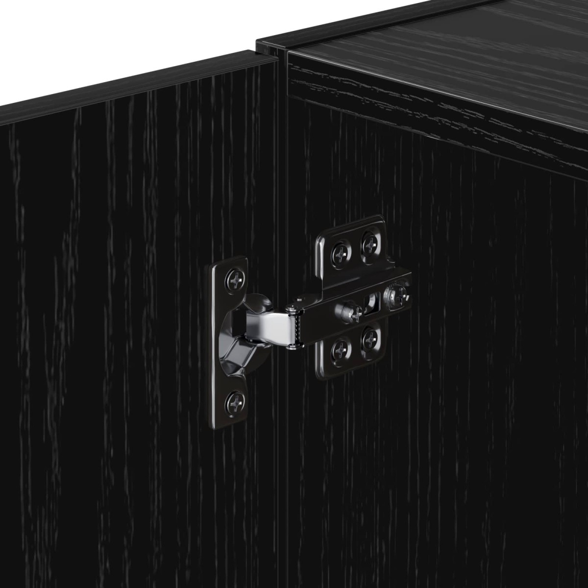 vidaXL Ντουλάπα Τοίχου Μαύρη Δρυς 45 x 42,5 x 40 εκ Επεξεργασμένο Ξύλο