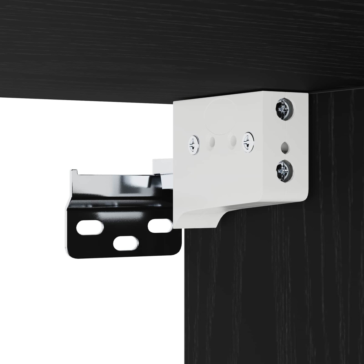 vidaXL Ντουλάπα Τοίχου Μαύρη Δρυς 80 x 42,5 x 64 εκ Επεξεργασμένο Ξύλο