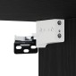 vidaXL Ντουλάπα Τοίχου Μαύρη Δρυς 80 x 42,5 x 64 εκ Επεξεργασμένο Ξύλο