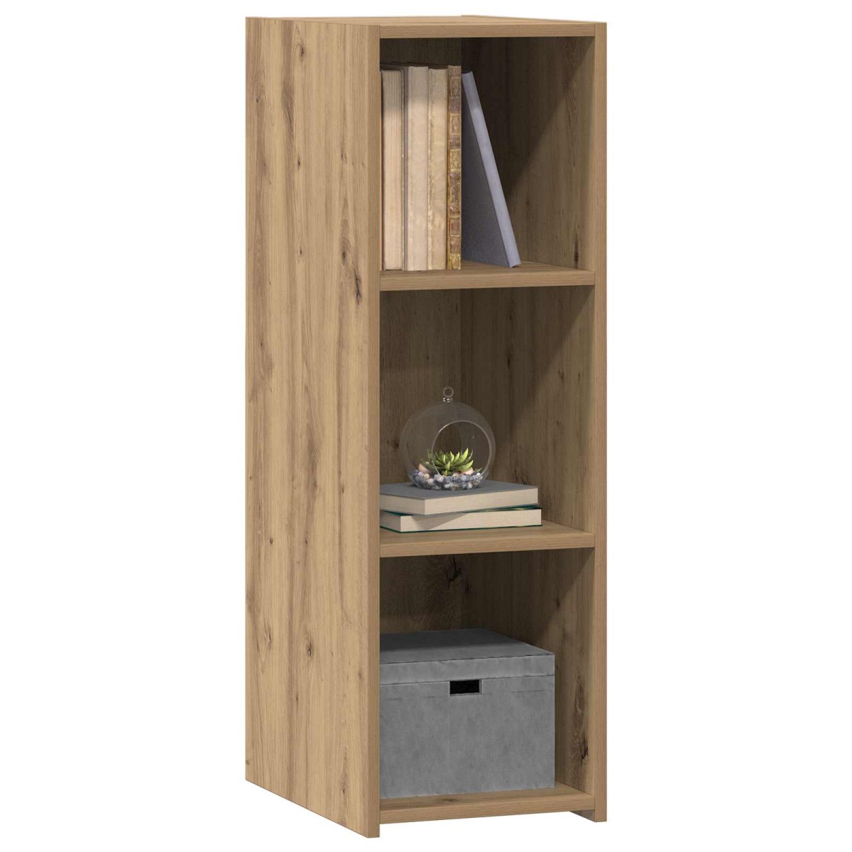 vidaXL Πλαϊνό γραφείο Artisan Δρυς 30 x 41 x 93 εκ Επεξεργασμένο Ξύλο