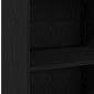 vidaXL Πλαϊνό γραφείο Μαύρη Δρυς 50 x 41 x 93 εκ. Επεξεργασμένο Ξύλο