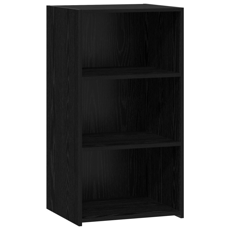 vidaXL Πλαϊνό γραφείο Μαύρη Δρυς 50 x 41 x 93 εκ. Επεξεργασμένο Ξύλο