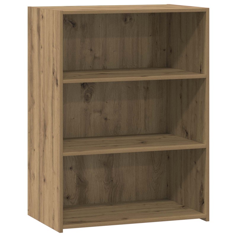 vidaXL Πλαϊνό γραφείο Artisan Δρυς 70 x 41 x 93 εκ Επεξεργασμένο Ξύλο