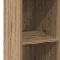 vidaXL Highboard Artisan Δρυς 30 x 41 x 124 εκ. Επεξεργασμένο Ξύλο
