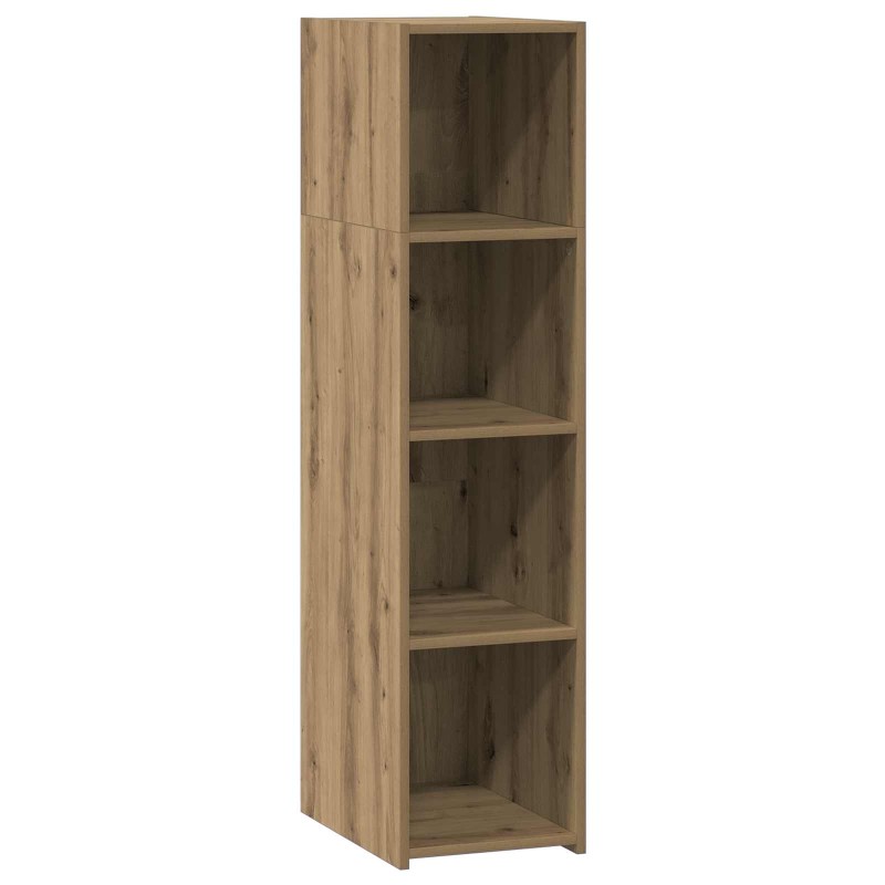 vidaXL Highboard Artisan Δρυς 30 x 41 x 124 εκ. Επεξεργασμένο Ξύλο