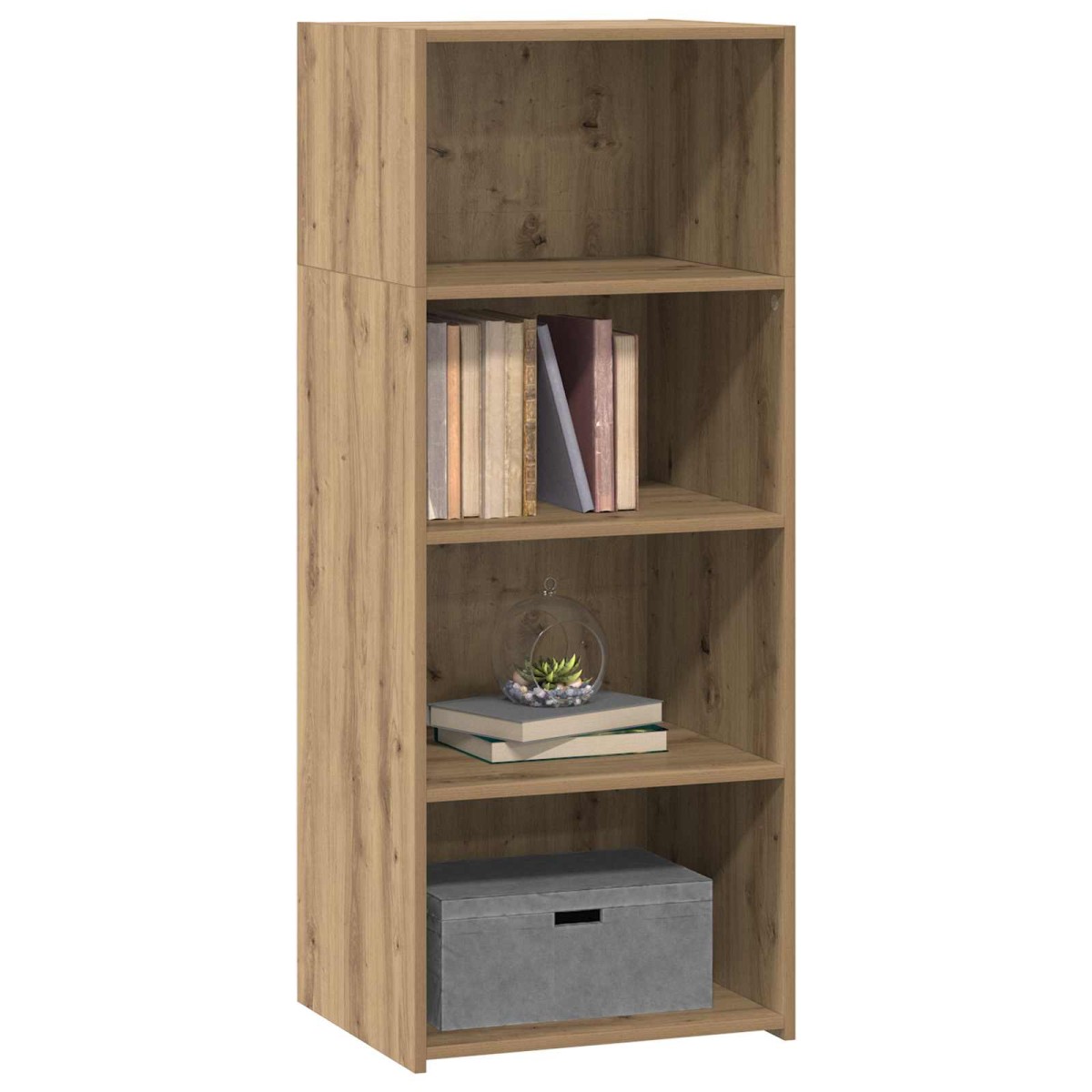 vidaXL Highboard Artisan Δρυς 50 x 41 x 124 εκ. Επεξεργασμένο Ξύλο