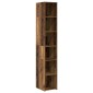 vidaXL Highboard Παλαιωμένο ξύλο 30 x 41 x 185 εκ. Επεξεργασμένο Ξύλο