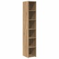 vidaXL Highboard Artisan Δρυς 30 x 41 x 185 εκ. Επεξεργασμένο Ξύλο