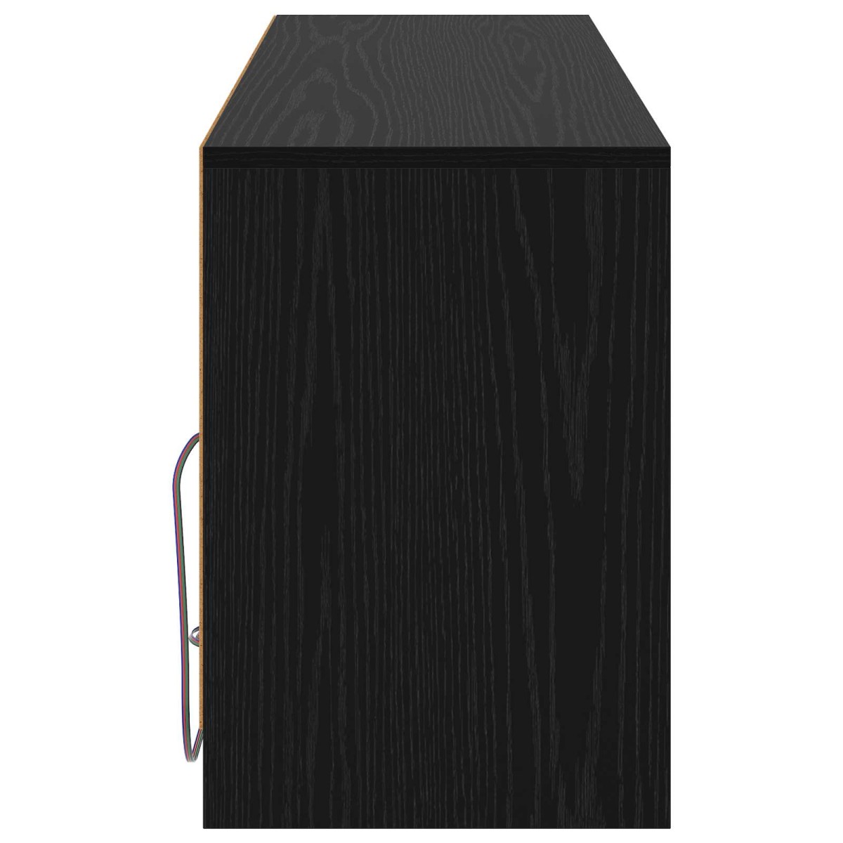 vidaXL Ντουλάπι TV 100 x 34 x 50 εκ Μαύρη Δρυς Επεξεργασμένο Ξύλο