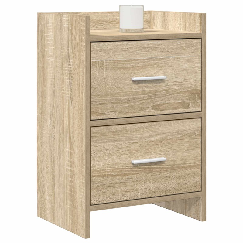 vidaXL Κομοδίνα 2 τμχ. Sonoma Δρυς 40 x 30 x 60 cm Επεξεργασμένο Ξύλο