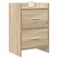vidaXL Κομοδίνα 2 τμχ. Sonoma Δρυς 40 x 30 x 60 cm Επεξεργασμένο Ξύλο