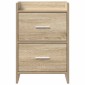 vidaXL Κομοδίνα 2 τμχ. Sonoma Δρυς 40 x 30 x 60 cm Επεξεργασμένο Ξύλο