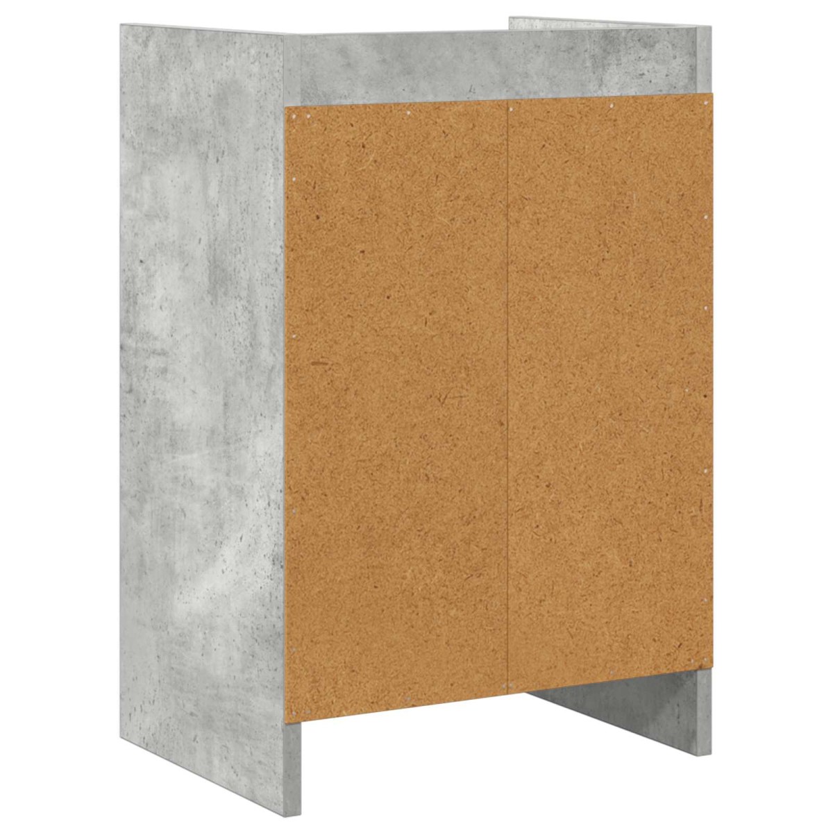 vidaXL Κομοδίνα Γκρι Σκυροδέματος 40 x 30 x 60 cm Επεξεργασμένο Ξύλο