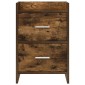 vidaXL Κομοδίνα 2 τμχ. Καπνισμένο Ξύλο Δρυός 40 x 30 x 60 cm