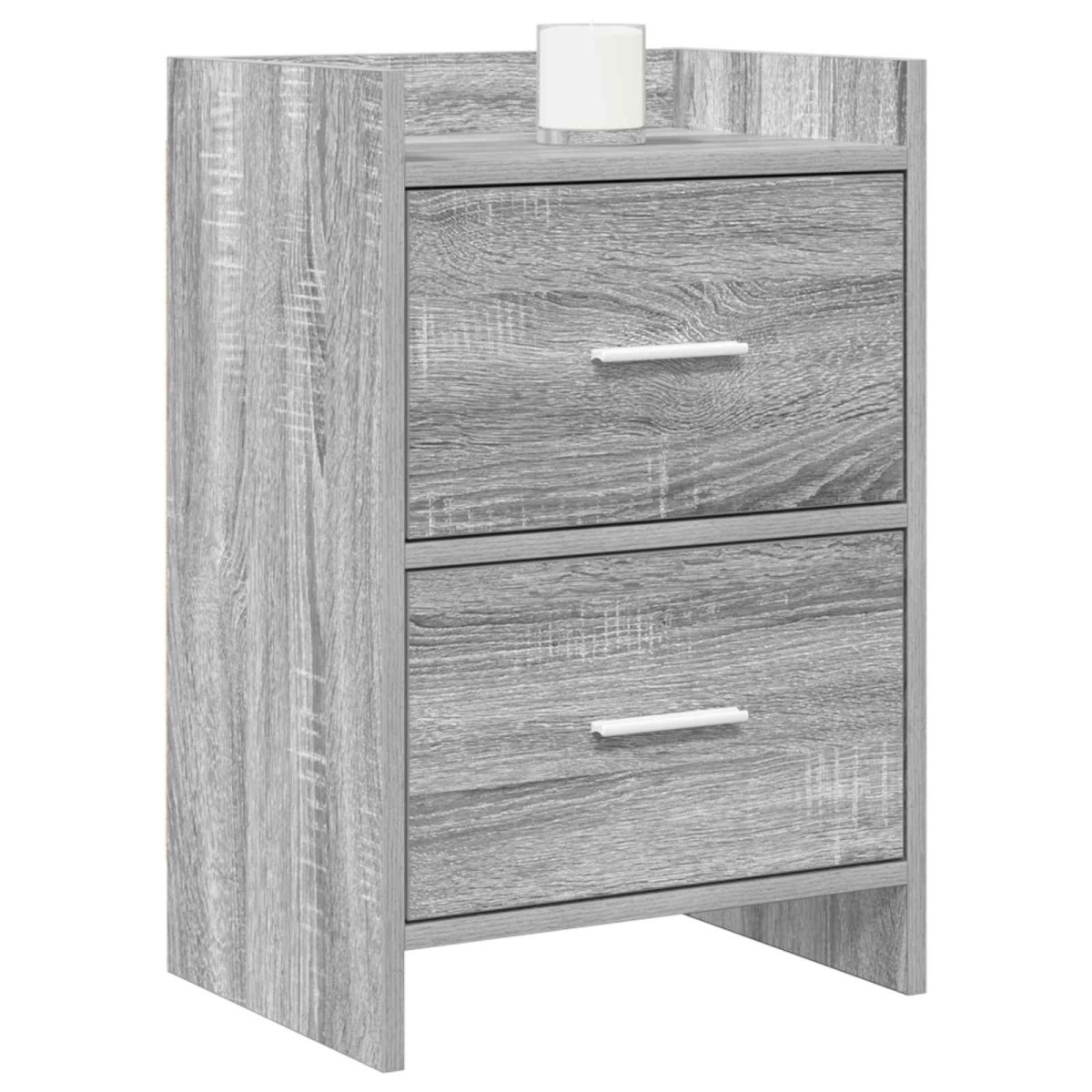 vidaXL Κομοδίνα Γκρι Sonoma 40 x 30 x 60 cm Επεξεργασμένο Ξύλο