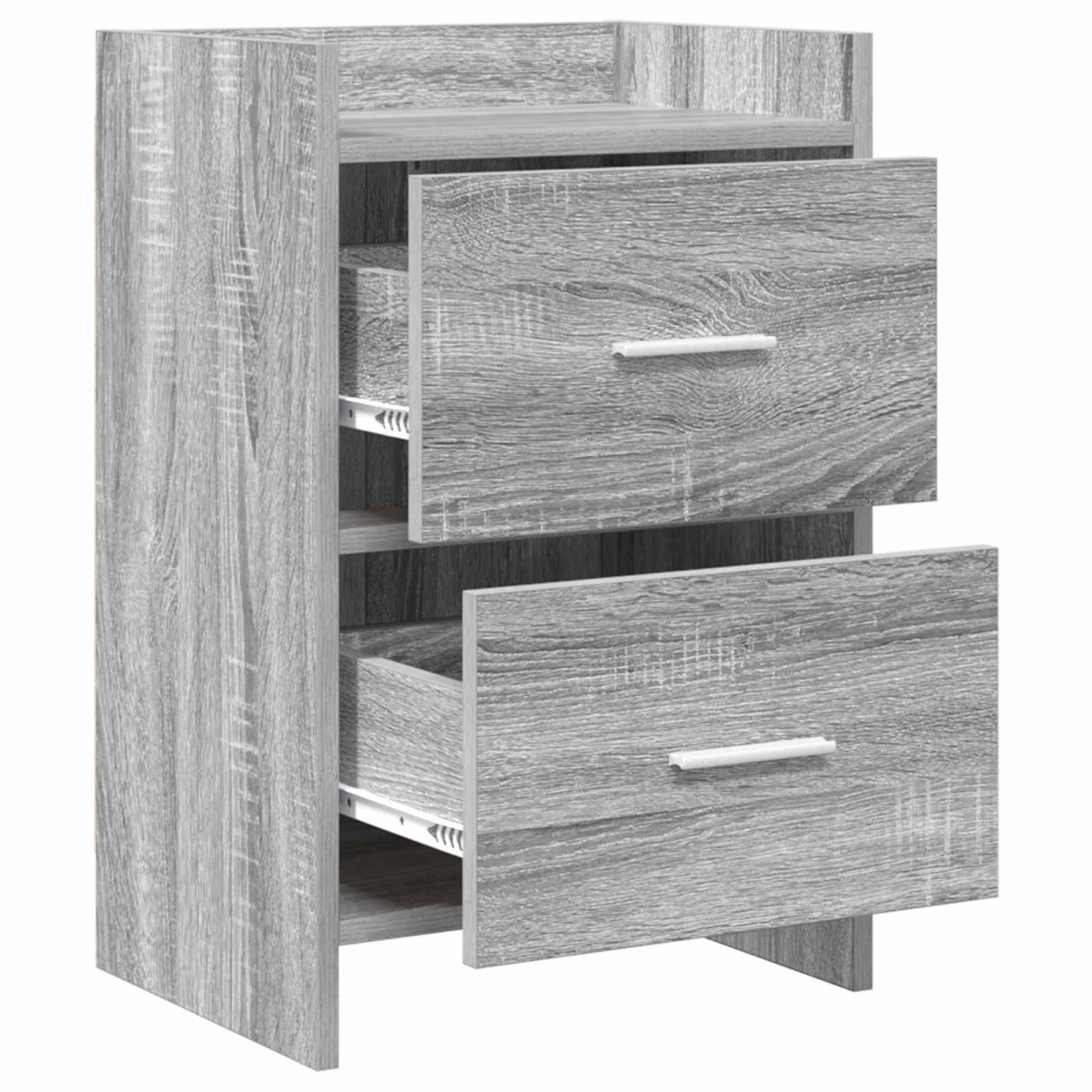 vidaXL Κομοδίνα Γκρι Sonoma 40 x 30 x 60 cm Επεξεργασμένο Ξύλο
