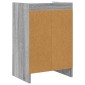 vidaXL Κομοδίνα Γκρι Sonoma 40 x 30 x 60 cm Επεξεργασμένο Ξύλο