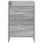 vidaXL Κομοδίνα 2 τμχ. Γκρι Sonoma 40 x 30 x 60 cm Επεξεργασμένο Ξύλο