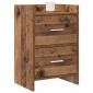 vidaXL Κομοδίνα Παλαιωμένο ξύλο 40 x 30 x 60 cm Επεξεργασμένο Ξύλο