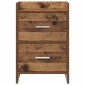 vidaXL Κομοδίνα Παλαιωμένο ξύλο 40 x 30 x 60 cm Επεξεργασμένο Ξύλο
