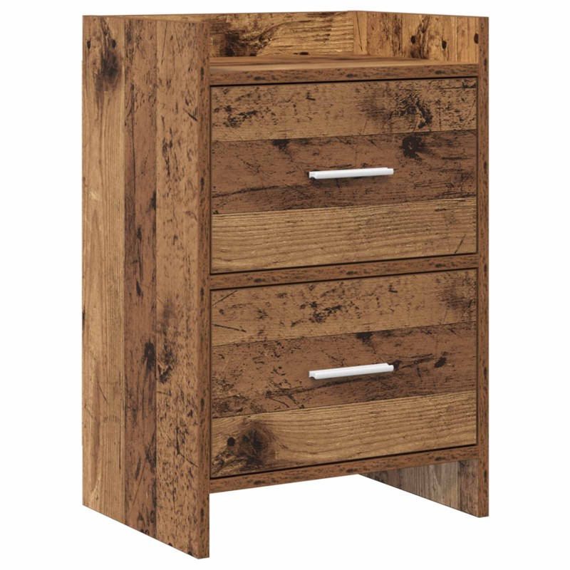 vidaXL Κομοδίνα Παλαιωμένο ξύλο 40 x 30 x 60 cm Επεξεργασμένο Ξύλο