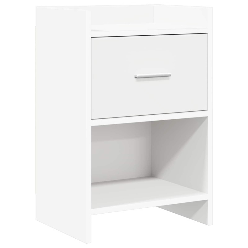 vidaXL Κομοδίνα Λευκό 40 x 30 x 60 cm Επεξεργασμένο Ξύλο