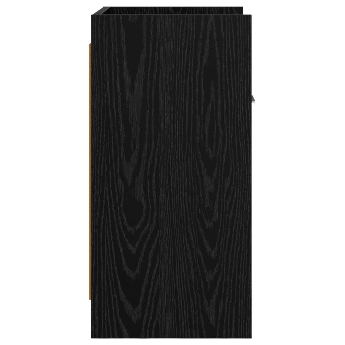vidaXL Κομοδίνα Μαύρη Δρυς 40 x 30 x 60 cm Επεξεργασμένο Ξύλο