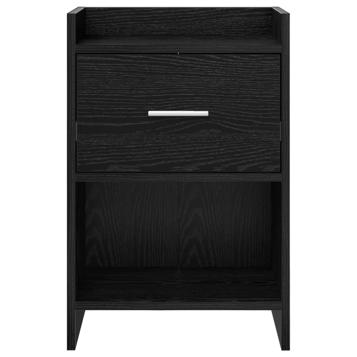 vidaXL Κομοδίνα 2 τμχ. Μαύρη Δρυς 40 x 30 x 60 cm Επεξεργασμένο Ξύλο