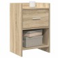 vidaXL Κομοδίνα Sonoma Δρυς 40 x 30 x 60 cm Επεξεργασμένο Ξύλο
