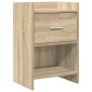 vidaXL Κομοδίνα Sonoma Δρυς 40 x 30 x 60 cm Επεξεργασμένο Ξύλο