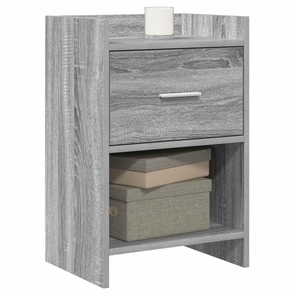 vidaXL Κομοδίνα Γκρι Sonoma 40 x 30 x 60 cm Επεξεργασμένο Ξύλο