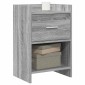 vidaXL Κομοδίνα Γκρι Sonoma 40 x 30 x 60 cm Επεξεργασμένο Ξύλο