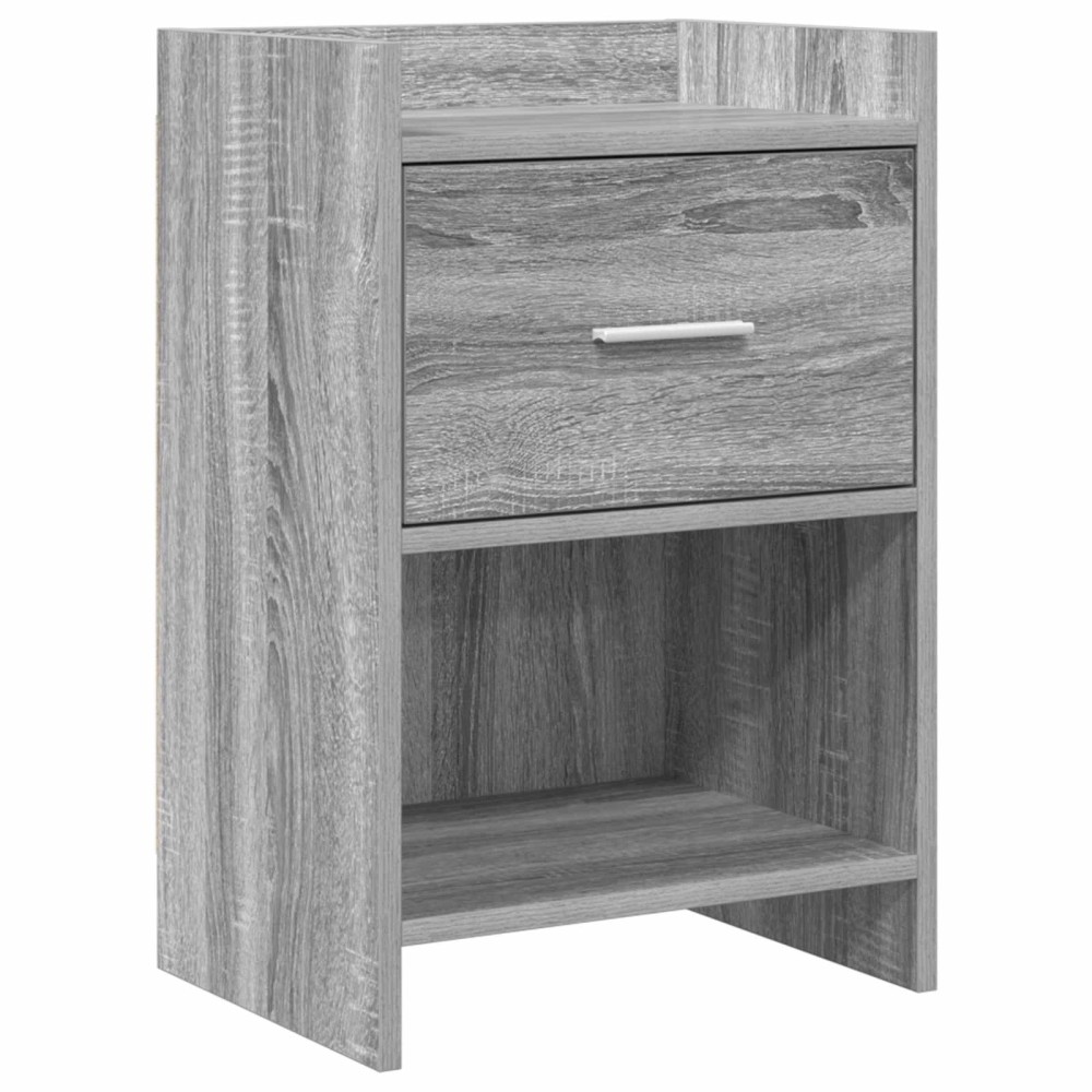 vidaXL Κομοδίνα Γκρι Sonoma 40 x 30 x 60 cm Επεξεργασμένο Ξύλο