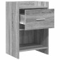 vidaXL Κομοδίνα Γκρι Sonoma 40 x 30 x 60 cm Επεξεργασμένο Ξύλο