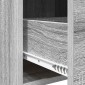 vidaXL Κομοδίνα Γκρι Sonoma 40 x 30 x 60 cm Επεξεργασμένο Ξύλο