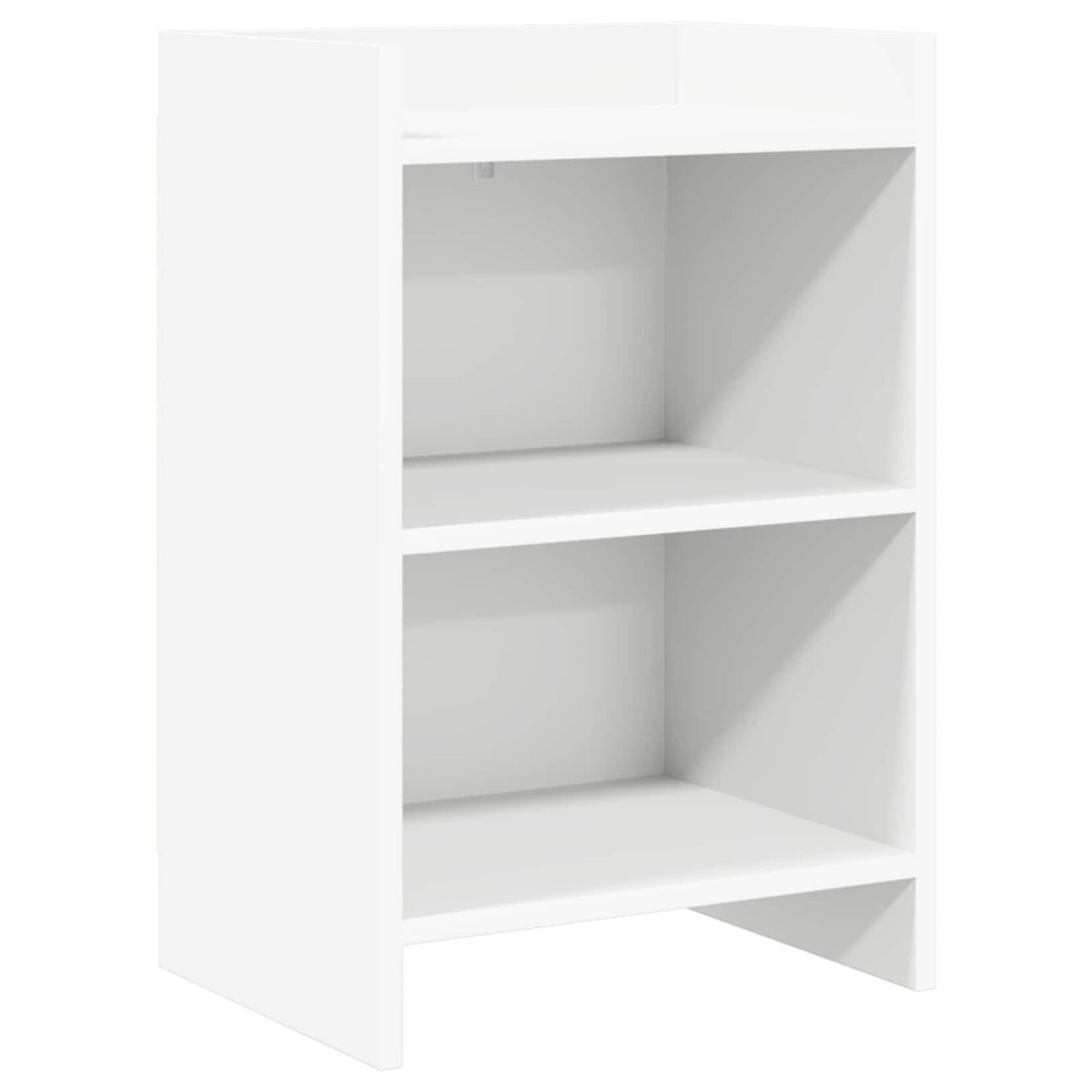 vidaXL Κομοδίνα Λευκό 40 x 30 x 60 cm Επεξεργασμένο Ξύλο