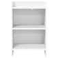 vidaXL Κομοδίνα Λευκό 40 x 30 x 60 cm Επεξεργασμένο Ξύλο