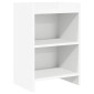 vidaXL Κομοδίνα Λευκό 40 x 30 x 60 cm Επεξεργασμένο Ξύλο