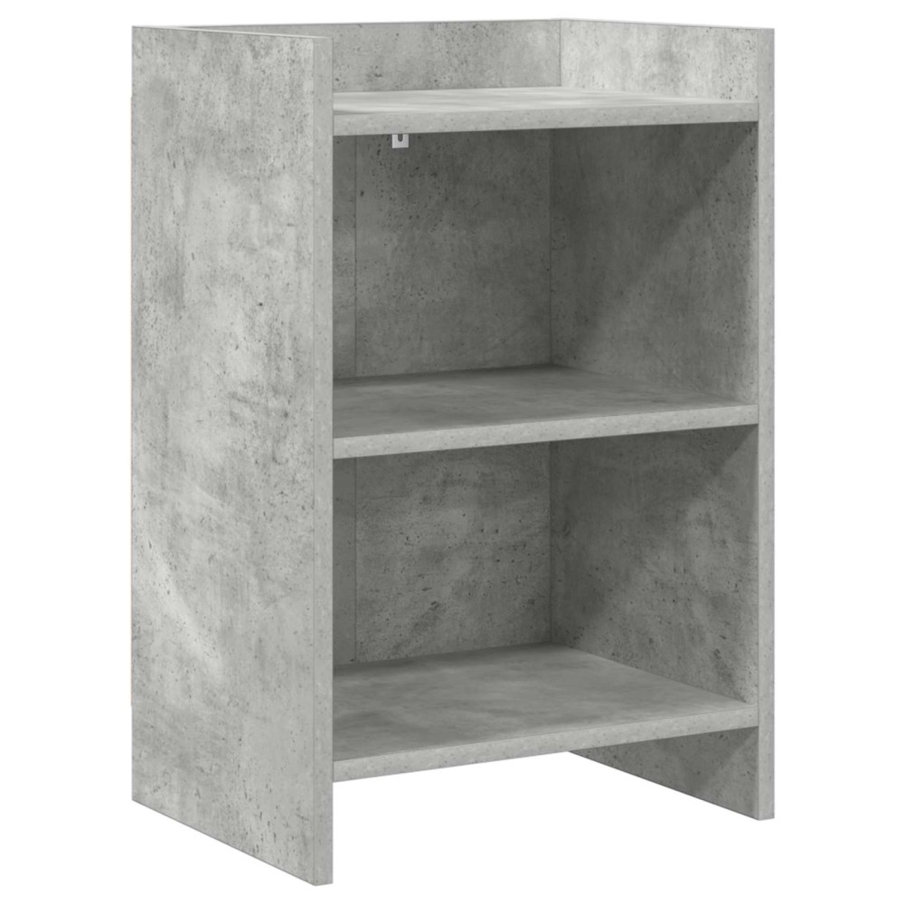 vidaXL Κομοδίνα Γκρι Σκυροδέματος 40 x 30 x 60 cm Επεξεργασμένο Ξύλο
