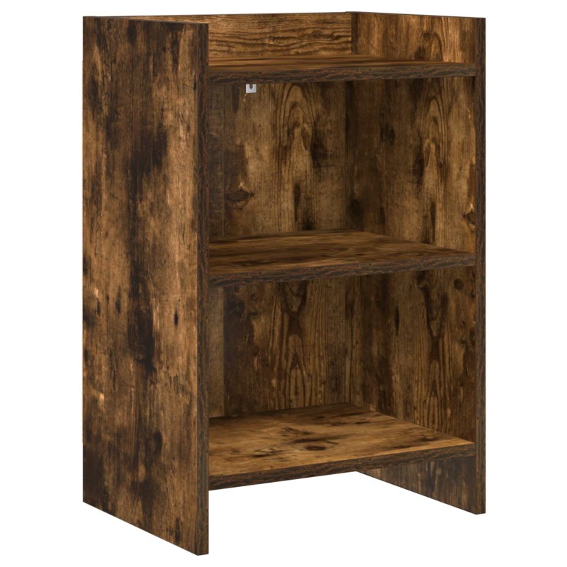 vidaXL Κομοδίνα Καπνισμένο Ξύλο Δρυός 40 x 30 x 60 cm